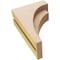 Ekena Millwork 4"W x 8"D x 12"H Classic Rivera Rough Cedar Woodgrain TimberThane Corbel, Primed Tan CORUR04X08X12RIVRCPR - alternate 2